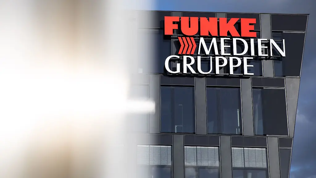 Die-Firmenzentrale-der-Funke-Mediengruppe-in-Essen