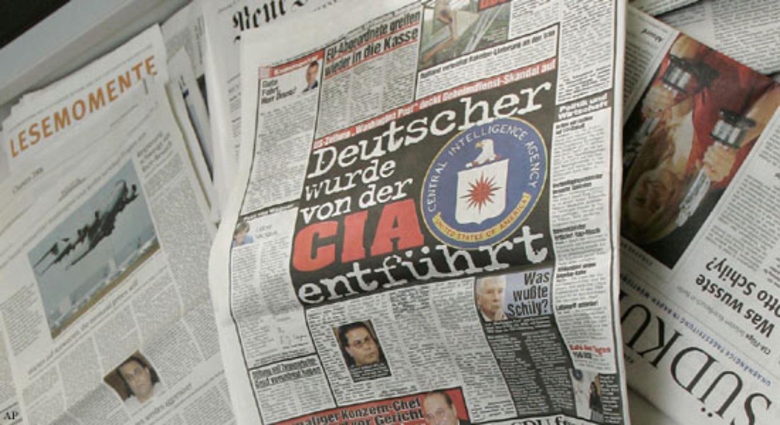 "Schlagen Sie Ihre Zeitung an irgendeinem beliebigen Tag auf und Sie werden eine Meldung aus irgendeinem Teil der Welt lesen: ...