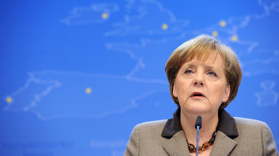 Angela Merkel zeigt sich zufrieden mit dem Gipfelergebnis.
