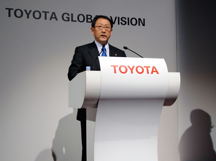 Nur zwei Tage vor dem Beben gab Toyota eine neue Strategie bekannt: Toyota-Präsident Akio Toyoda (Archivbild).
