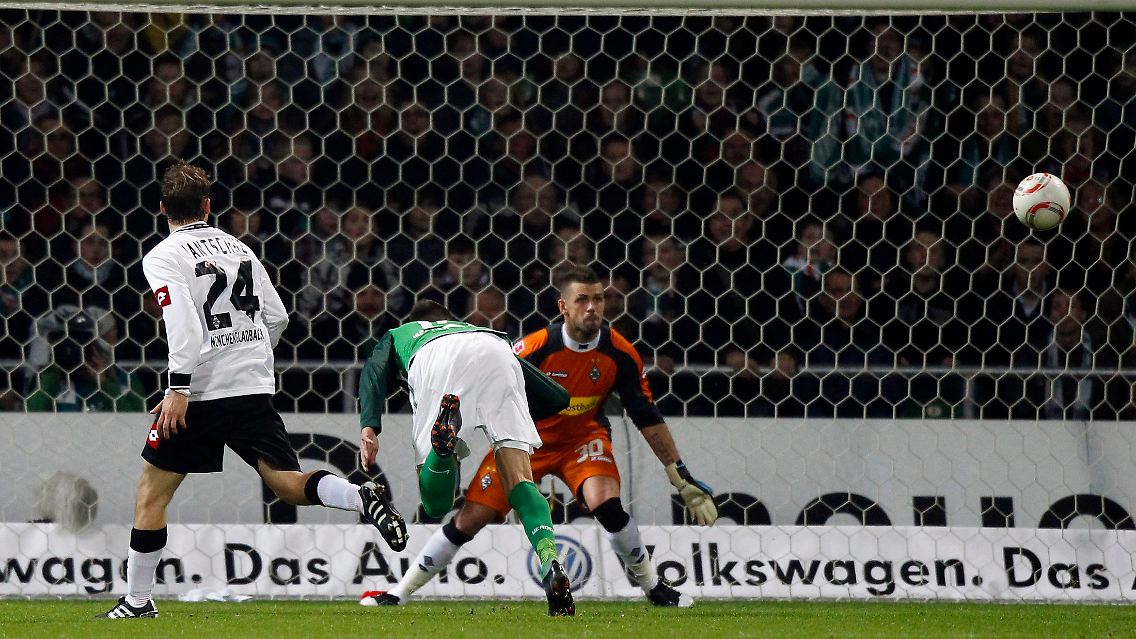 Sandro Wagners Kopfball zum 1:0 - in der 58. Minute wird er nach drei Torschüssen ausgewechselt..