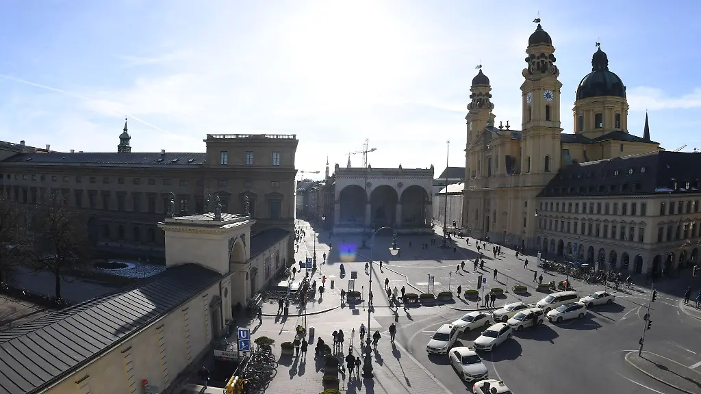 Blick-auf-den-Odeonsplatz