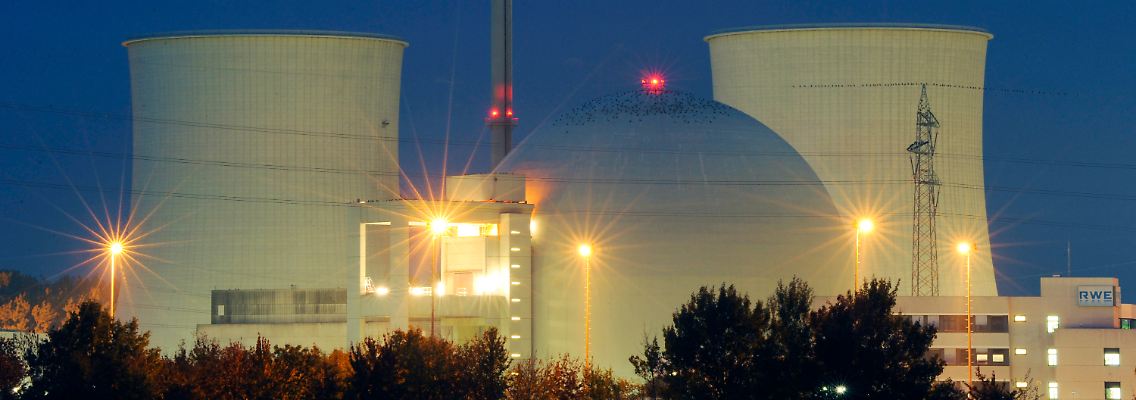 Das Atomkraftwerk Biblis in Südhessen.