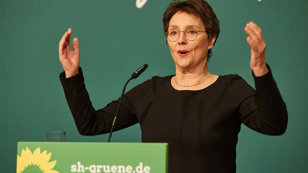 Monika-Heinold-Buendnis-90-Die-Gruenen-Finanzministerin-von-Schleswig-Holstein-spricht
