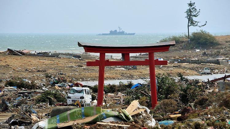 Hier stand einst die Stadt Kesennuma. Die Präfektur Miyagi gehört zu den am schwersten betroffenen Gebieten.