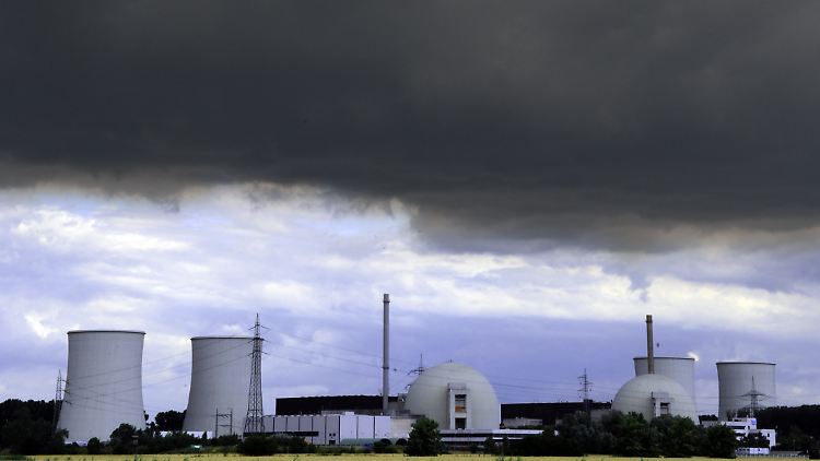 Das Atomkraftwerk Biblis.