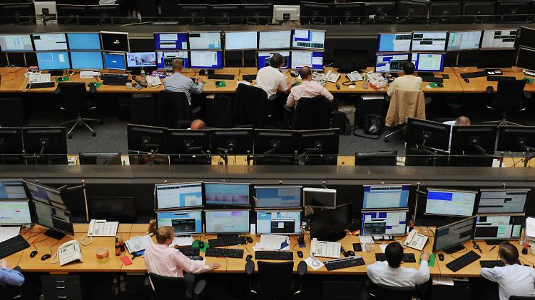 Ein Blick in den Handelssaal der Börse Stuttgart: Ende Februar feierte die Börse ihr 150-jähriges Bestehen.