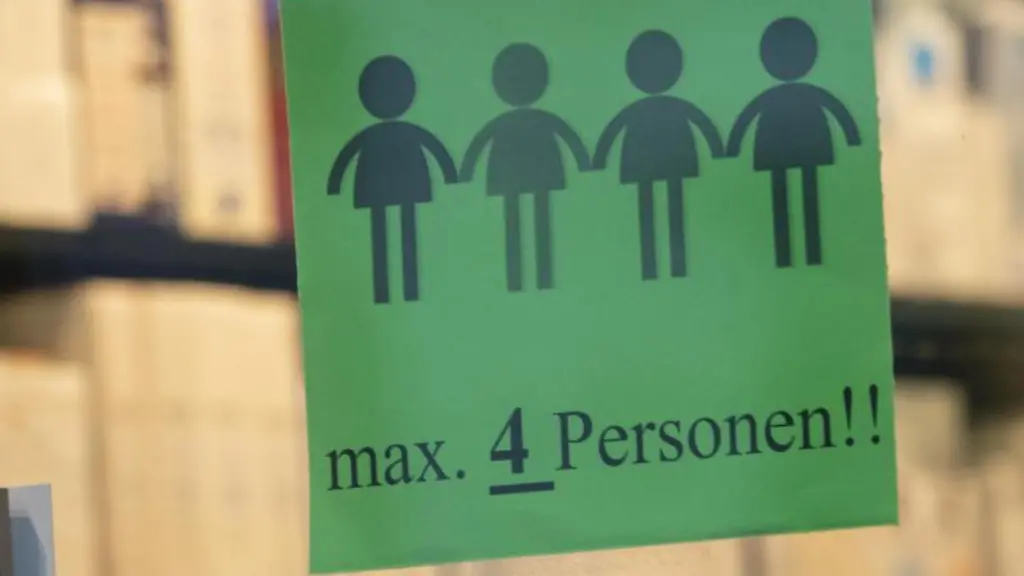 Ein-Schild-weisst-auf-die-maximal-zulaessige-Personenzahl-in-einer-Apotheke-hin