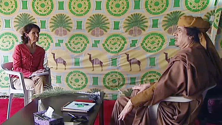 Die ganz persönliche Sicht des Herrschers: Gaddafi präsentierte sich gegenüber Rados als unangefochtener Machthaber.