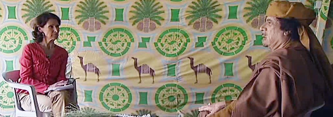 Die ganz persönliche Sicht des Herrschers: Gaddafi präsentierte sich gegenüber Rados als unangefochtener Machthaber.