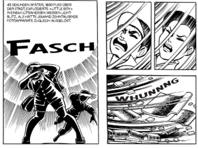 "Fasch" - die Atombombe explodiert über Hiroshima. 140.000 Menschen sterben sofort.