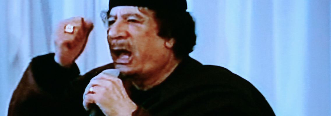 Machthaber Muammar Gaddafi bei einer Fernsehansprache: Steht er kurz vor dem militärischen Sieg gegen die Aufständischen?