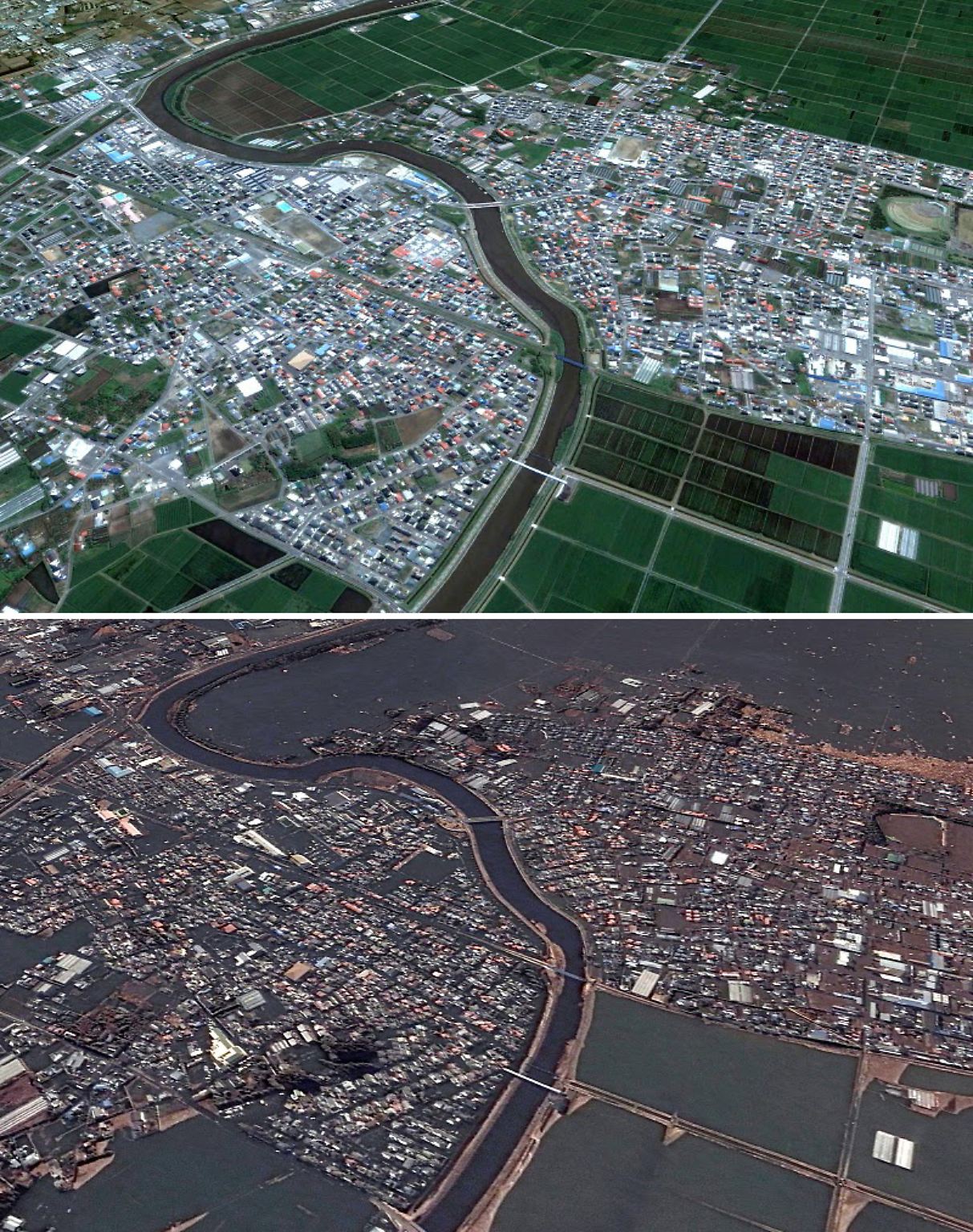 Satellitenbilder können zwar helfen, das Ausmaß der Erdbebenkatastrophe von Japan zu veranschaulichen. 