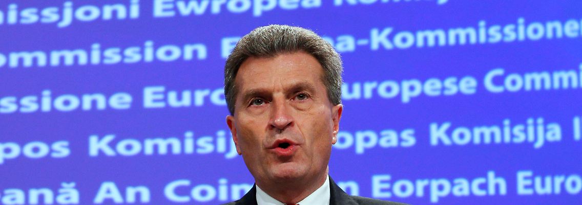 Oettinger wollte wohl seine Einschätzung wiedergeben - und wurde von den Reaktionen überrascht.