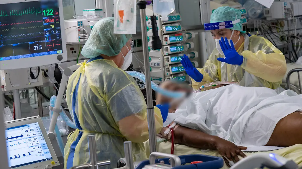 Intensivstation-Patient