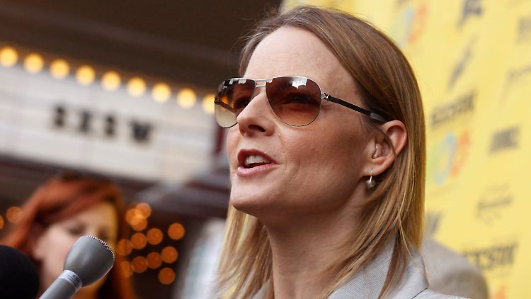 Jodie Foster bei der Premiere von "Der BIber" beim SXSW Filmfestival in Austin, Texas.