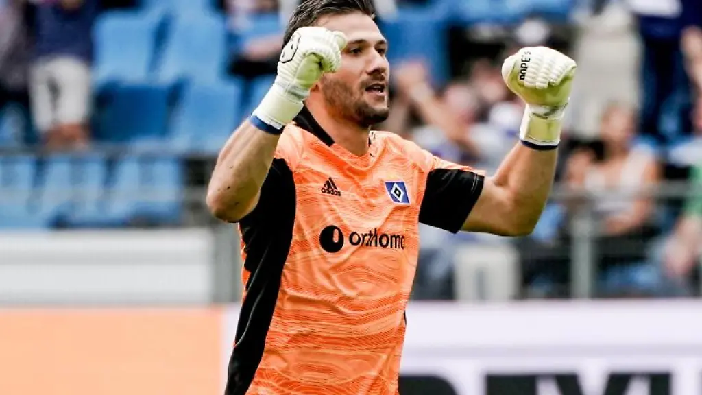 Hamburgs-Torwart-Daniel-Heuer-Fernandes-feiert-einen-Treffer-seiner-Mannschaft