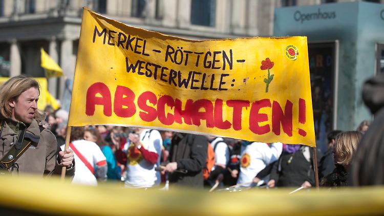 Demonstration am Samstag in Hannover.