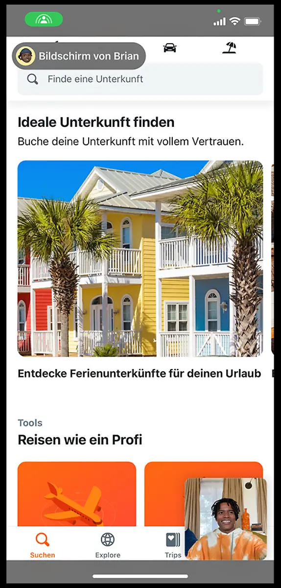 Shareplay-Bildschirm