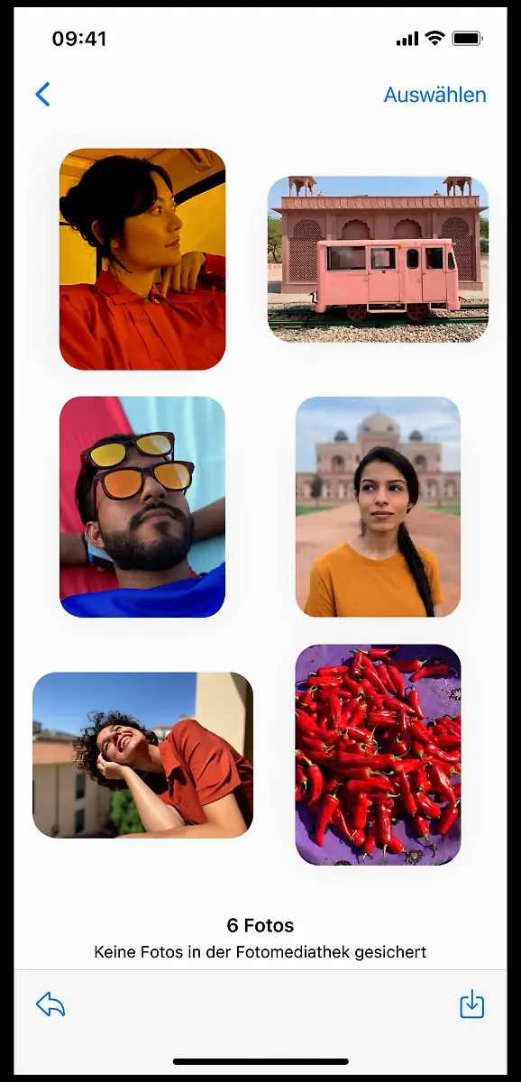 Nachrichten-gesammelte-Fotos