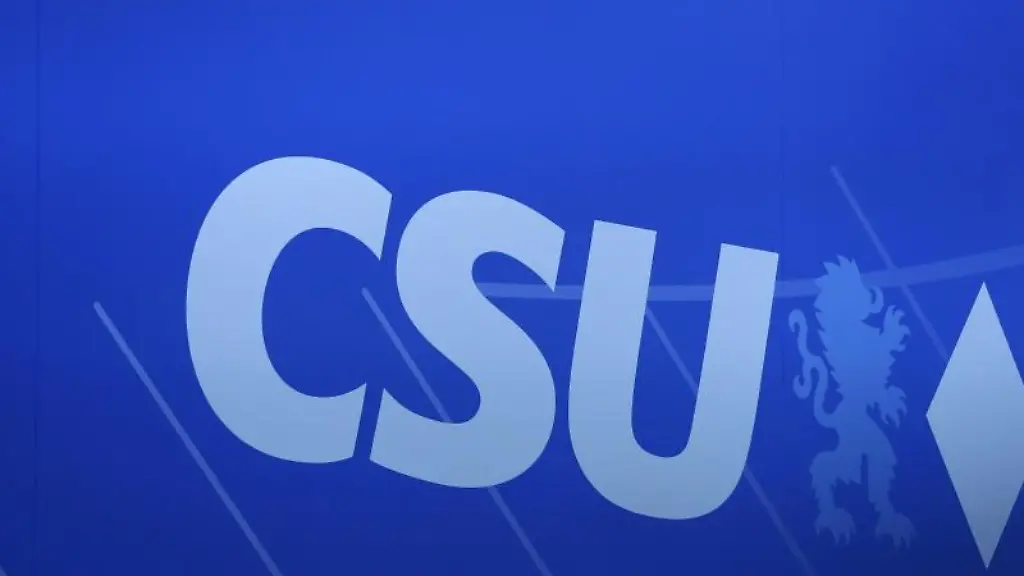 Das-Logo-der-CSU-ist-zu-sehen