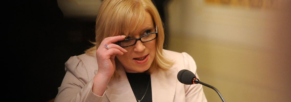 Vertritt die Interessen der Slowakei: Regierungschefin Iveta Radicova.
