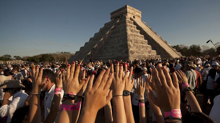 Chichen-Itzá, 21. März 2011.