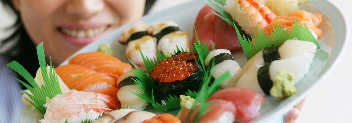 Sushi statt Burger!