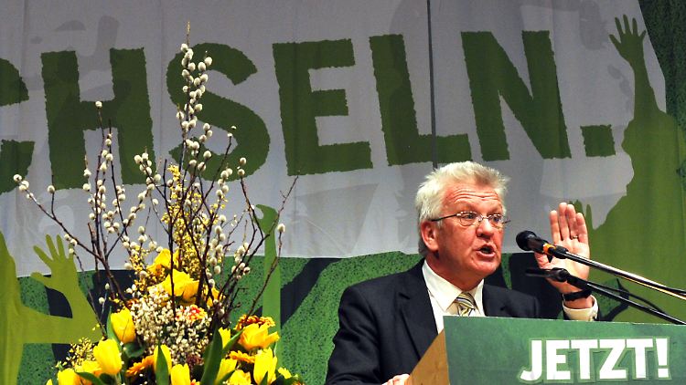 Winfried Kretschmann ist einer der Gründer der Grünen in Baden-Württemberg.
