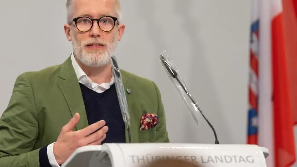 Benjamin-Immanuel-Hoff-Linke-Thueringer-Minister-fuer-Kultur-spricht