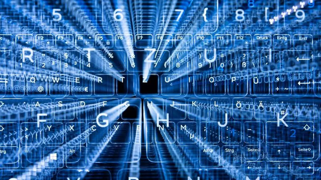 Tasten-einer-beleuchteten-Tastatur