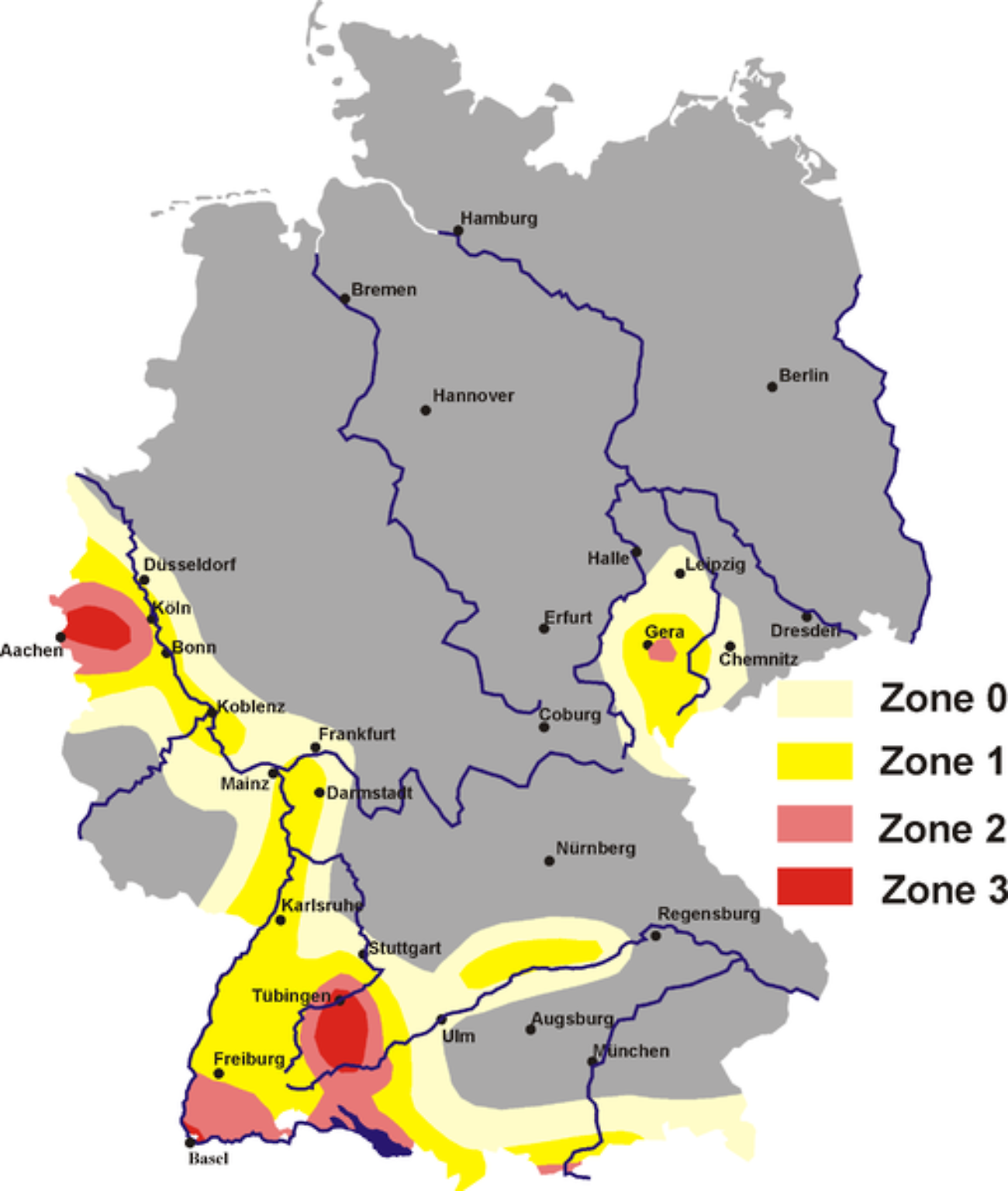 Die Gefahr eines Erdbebens bei uns ist relativ gering, da Deutschland direkt auf einer Kontinentalplatte liegt. Doch gerade im Südwesten der Republik können Beben auftreten.