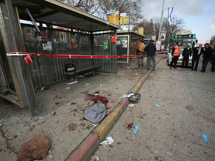 Jerusalem nach dem Attentat.