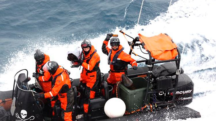 Die Aktivisten von Sea Shepherd konnten den Walfang vorerst stoppen.