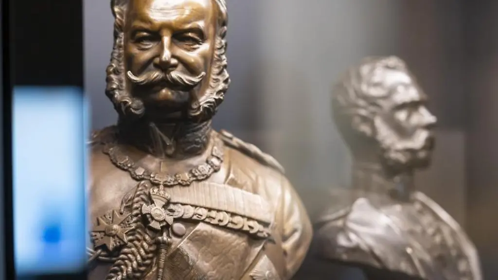 Die-Bueste-von-Wilhelm-I-Koenig-von-Preussen-steht-im-Militaerhistorischen-Museum