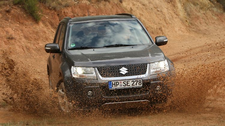 Geländefahren macht Spaß: der Grand Vitara von Suzuki.