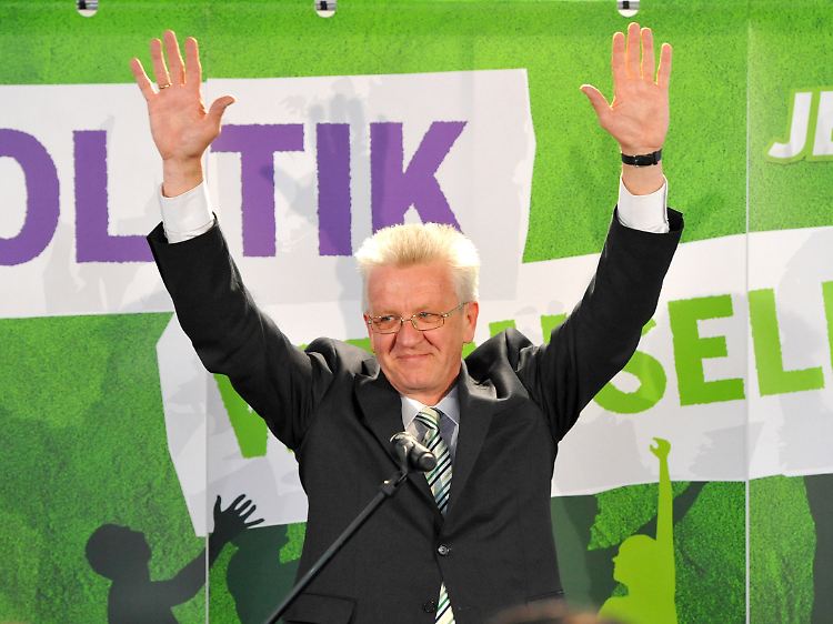 So sehen Gewinner aus: Winfried Kretschmann könnte der erste grüne Ministerpräsident werden.
