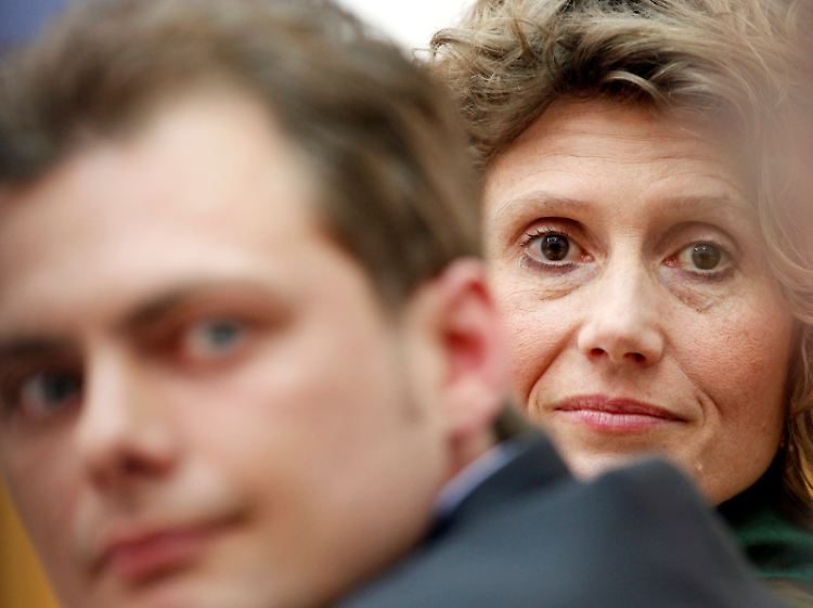 Auch in Rheinland-Pfalz der große Sieger: die Grünen, hier die Spitzenkandidaten Daniel Köbler und Eveline Lemke.