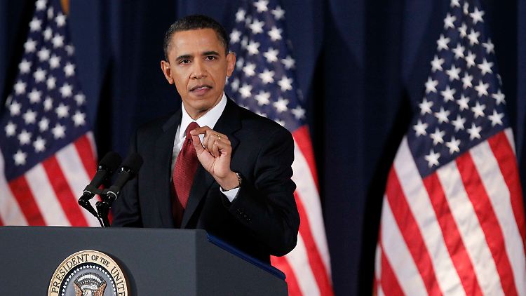 Obama verkündete einen militärischen Erfolg, um zugleich die Grenzen des Militäreinsatzes in Libyen zu betonen.