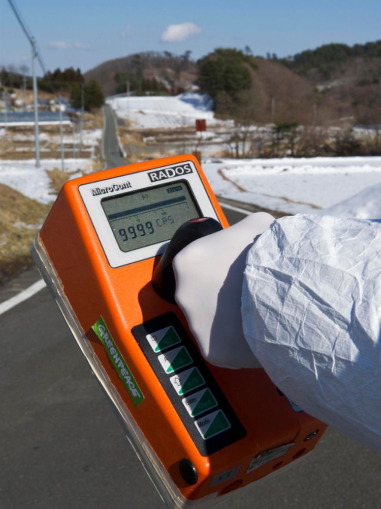 Die Strahlung um Fukushima ist deutlich erhöht.
