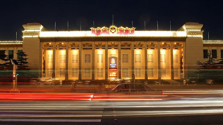 Das Nationalmuseum am Platz des Himmlischen Friedens.