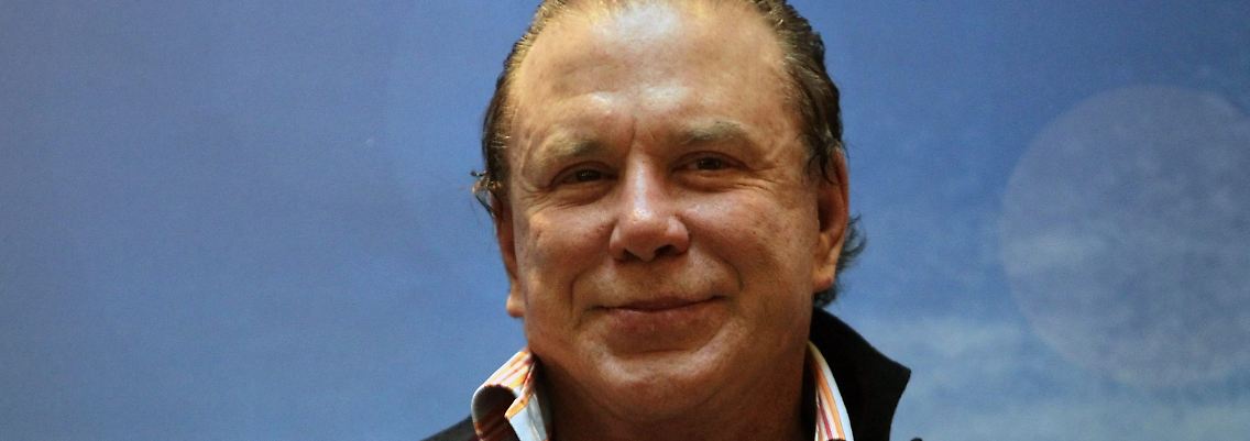 Vermieter bitte bei ihm melden: Mickey Rourke.