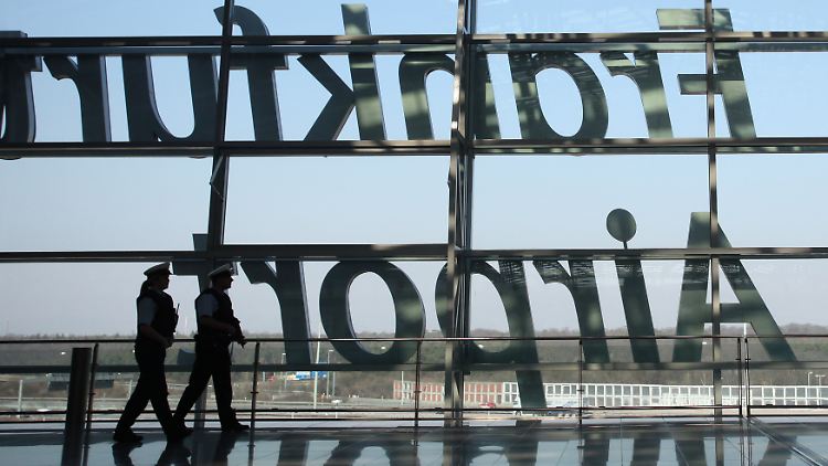 Flughafen Frankfurt: Das Auge des Gesetzes ist wachsam.
