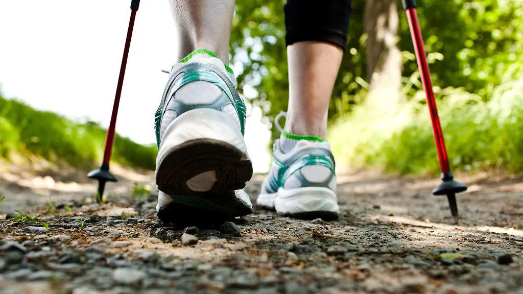 Zentrales-Element-beim-Nordic-Walking-sind-die-Stoecke-Bei-diesen-kommt-es-auf-die-richtige-Laenge-an