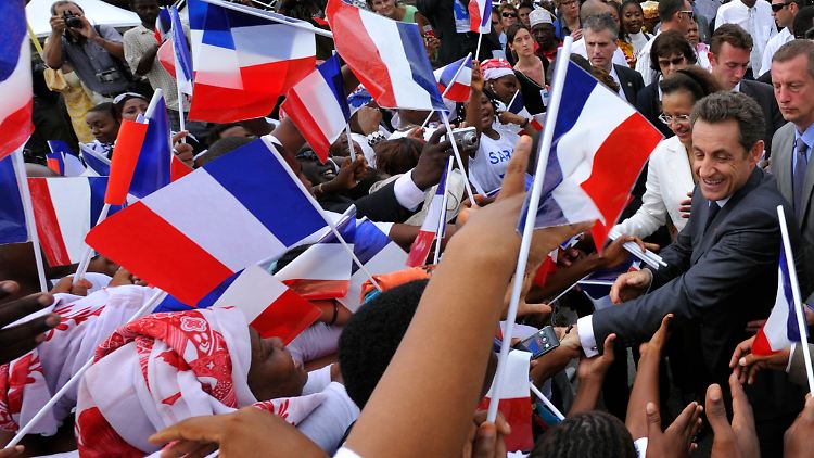 Frankreichs Präsident besuchte 2010 die Insel Mayotte.