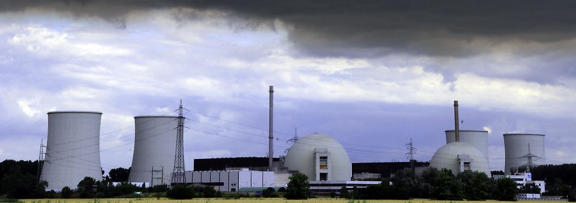 Das Atomkraftwerk Biblis.