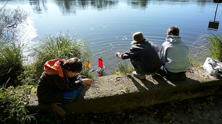 Kinder des Autismus-Zentrums in Schwaben. 