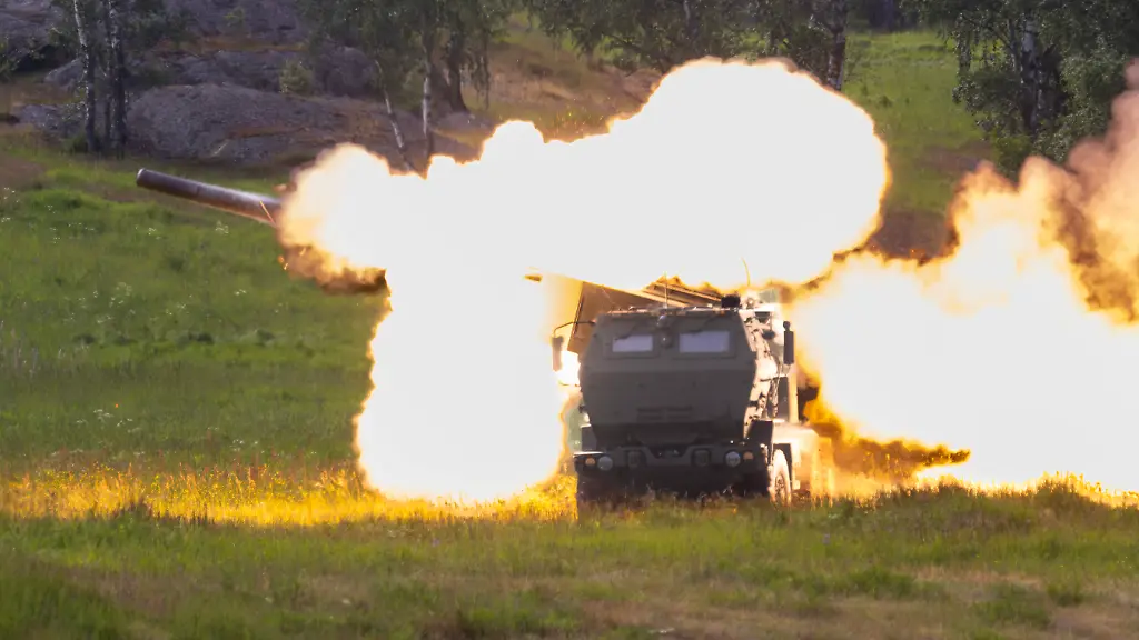 Ein-Himars-Mehrfachraketenwerfer