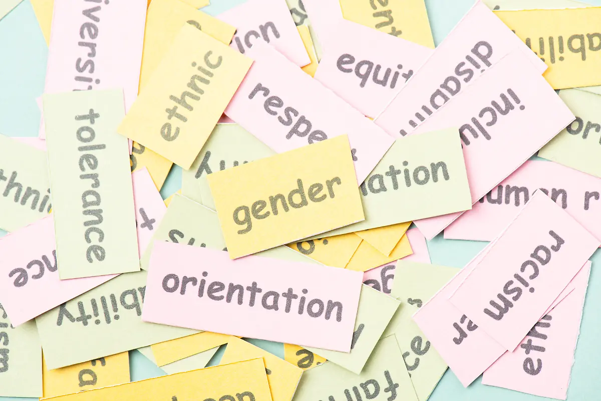 Vielfalt-Gleichheit-Integration-Geschlecht-und-ethnische-Herkunft-Menschenrechte-Toleranz-und-Akzeptanz-keine-Diskriminierung-und-kein-Rassismus