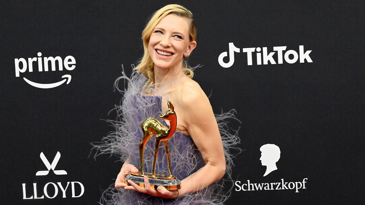 Bambi Verleihung Ernste Worte von Cate Blanchett ntv.de